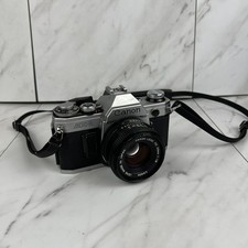 Canon AE-1 Silver 35mm Camera with FD 50mm 1:1.8 Lens - Fresh Battery