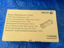 NEW! Xerox WorkCentre 4265 110V Fuser Maintenance Kit 115R00086