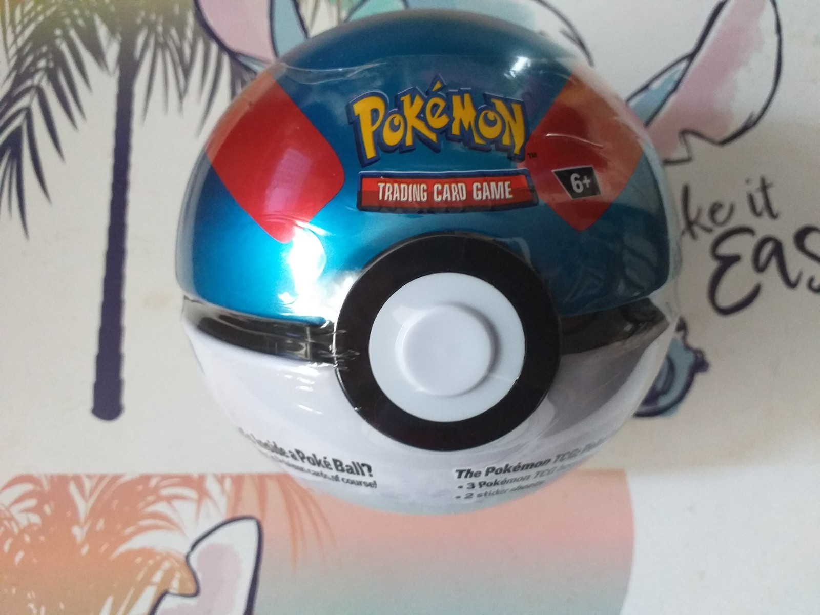 Pokémon TCG : POKEMON BALL (BLUE) TIN. Brand New and Sealed
