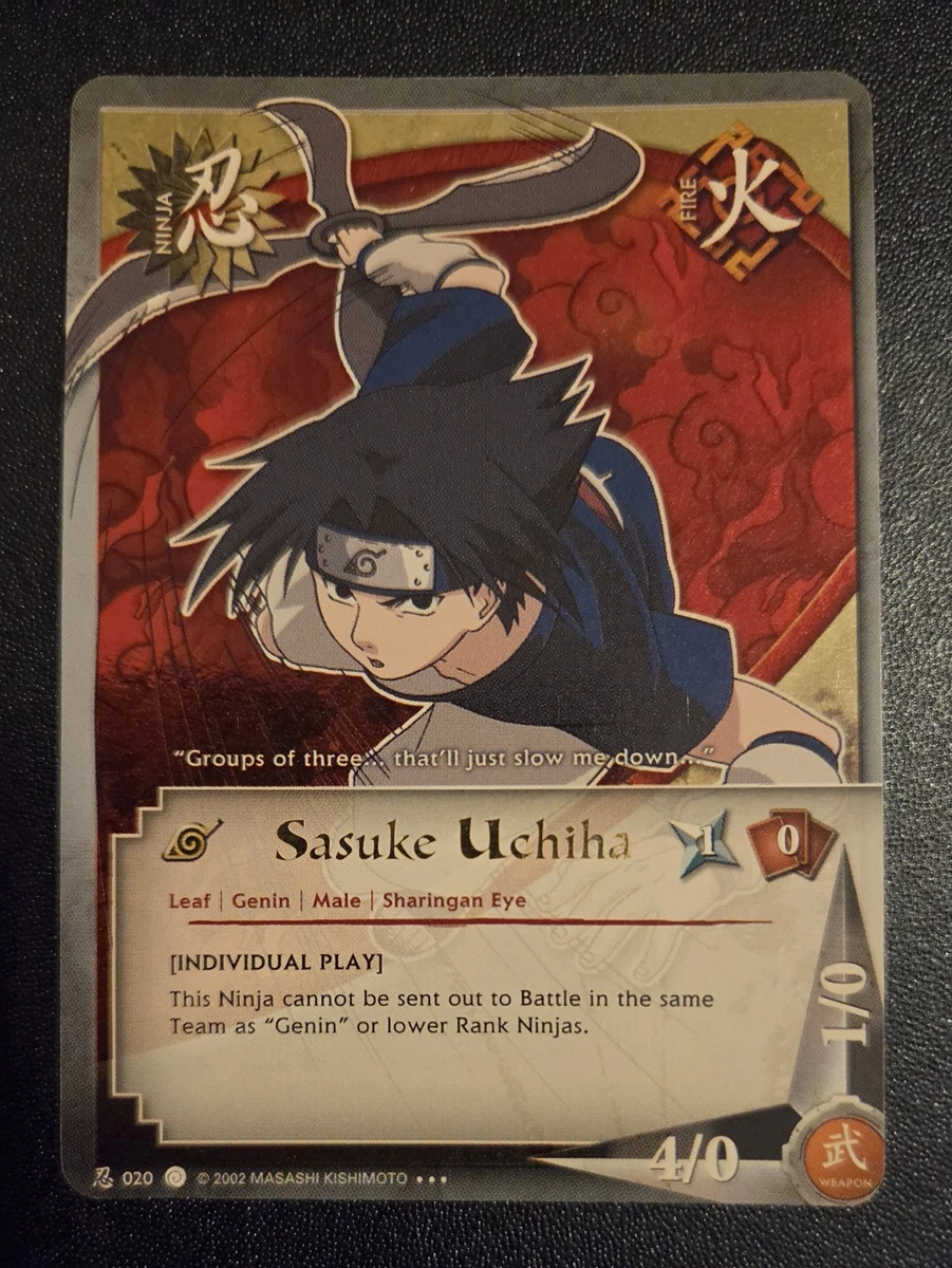 Naruto Sasuke In Individual Collectible Card Game Cards for sale