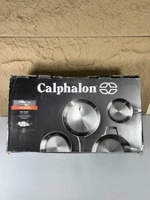 New Calphalon Premier Pot Set Stainless Steel  11 Piece Cookware  Even Heating