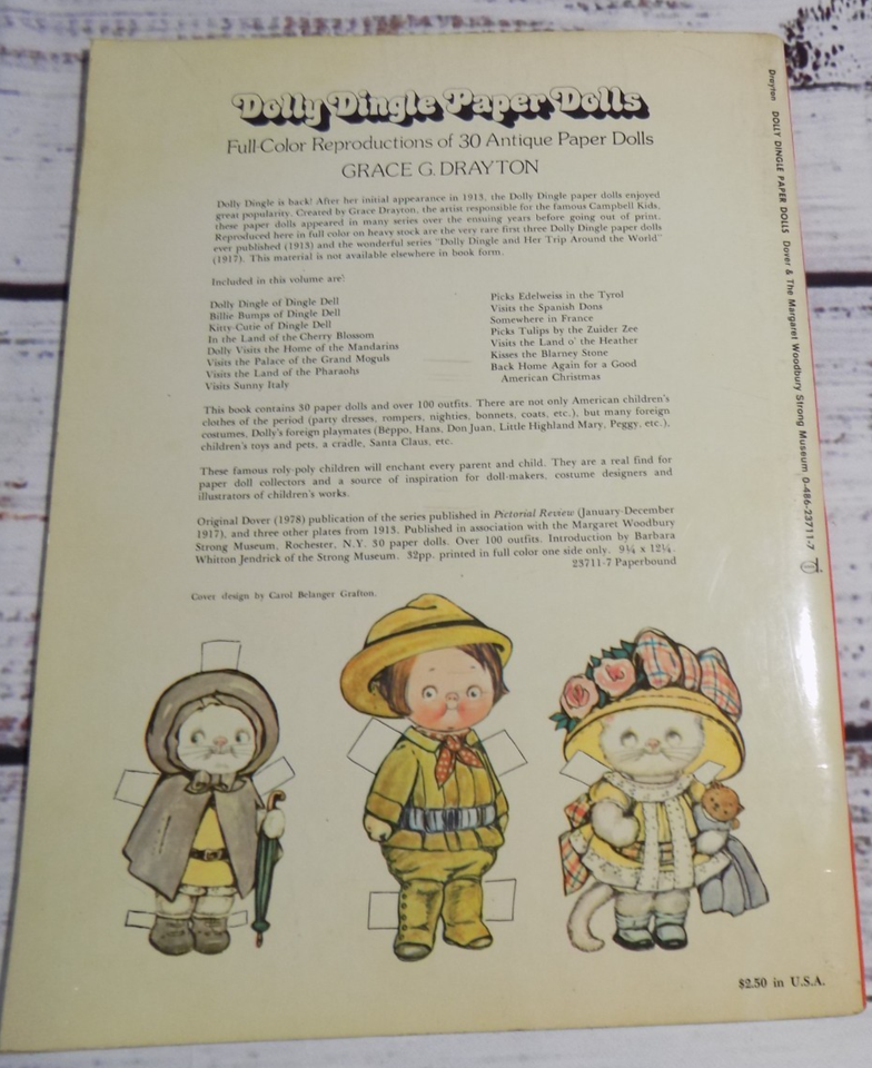 Dolly Dingle Paper Dolls Full Color Reproduction of 30 Dolls Grace ...
