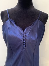 Jolynn Navy Blue Nightie Lingerie Size Medium Chemise Gown New no tags