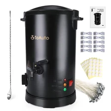 TOAUTO 5L Wax Melter Electric Melting Pot for Paraffin Soy Wax DIY Candle Making