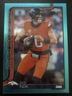 2025 Topps Chrome Bo Nix Teal Refractor /299 #88 Denver Broncos
