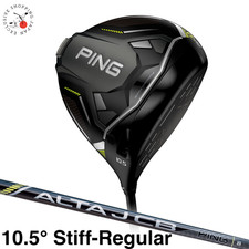 Ping Golf Club G430 MAX 10K Driver Loft 10.5 ALTA J CB Black Stiff Regular Flex