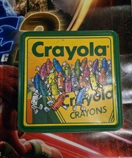 OPEN BOX Vintage 1995 Crayola Crayon Collector Metal Tin 64
