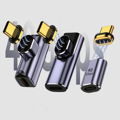 Magnetische Schnelllade-Datenübertragung PD 100W 40Gbps USB-C-Adapter für