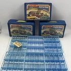 (3) Matchbox 24 Car Carry Case Vintage 1978 Lesney w Trays Vinyl