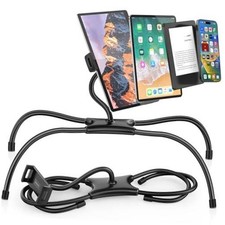 iPad Holder for Bed, Adjustable Tablet Bed Stand Mount, 360 Hands-Free