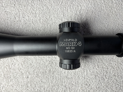 Leupold Mark 4 M3 6X Fixed Power Tactical Riflescope - Mil-Dot