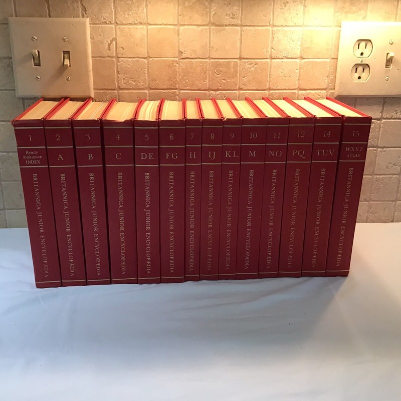 Britannica Junior Encyclopedia 1971 Complete