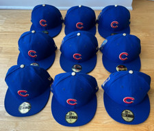 Chicago Cubs 2016 World Series Champions Hat Set of 9 Size 7 1/8 Deadstock - NEW