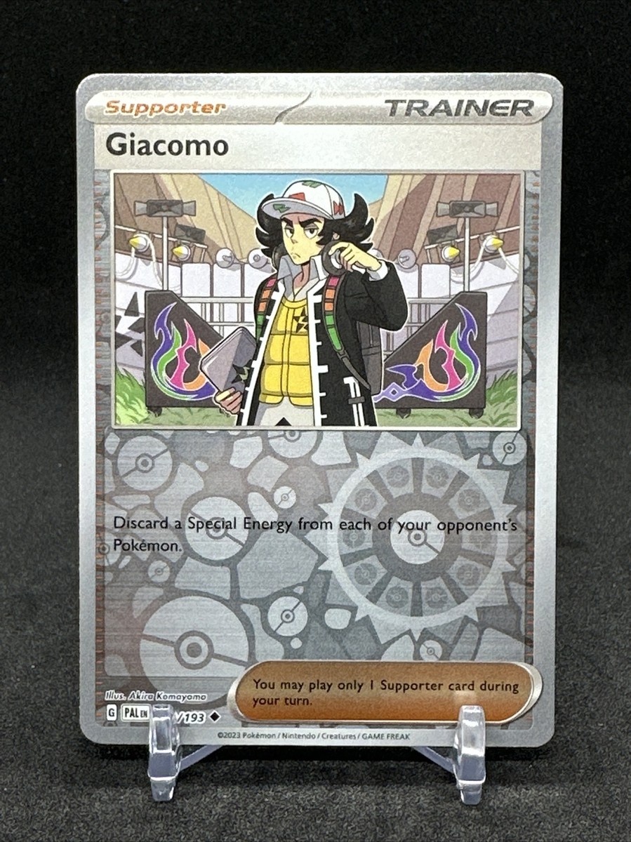 GIACOMO 182/193 Reverse Holo Uncommon Paldea Evolved Pokemon TCG Card  NM/MINT