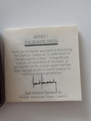 1992 Canada Series 1 The Olympic Vision Silver Coin- Spirit of the Generations - Picture 4 of 7