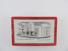 Vintage Alexandria Banking Company Playing Cards - Alexandria, Indiana Bank -NOS
