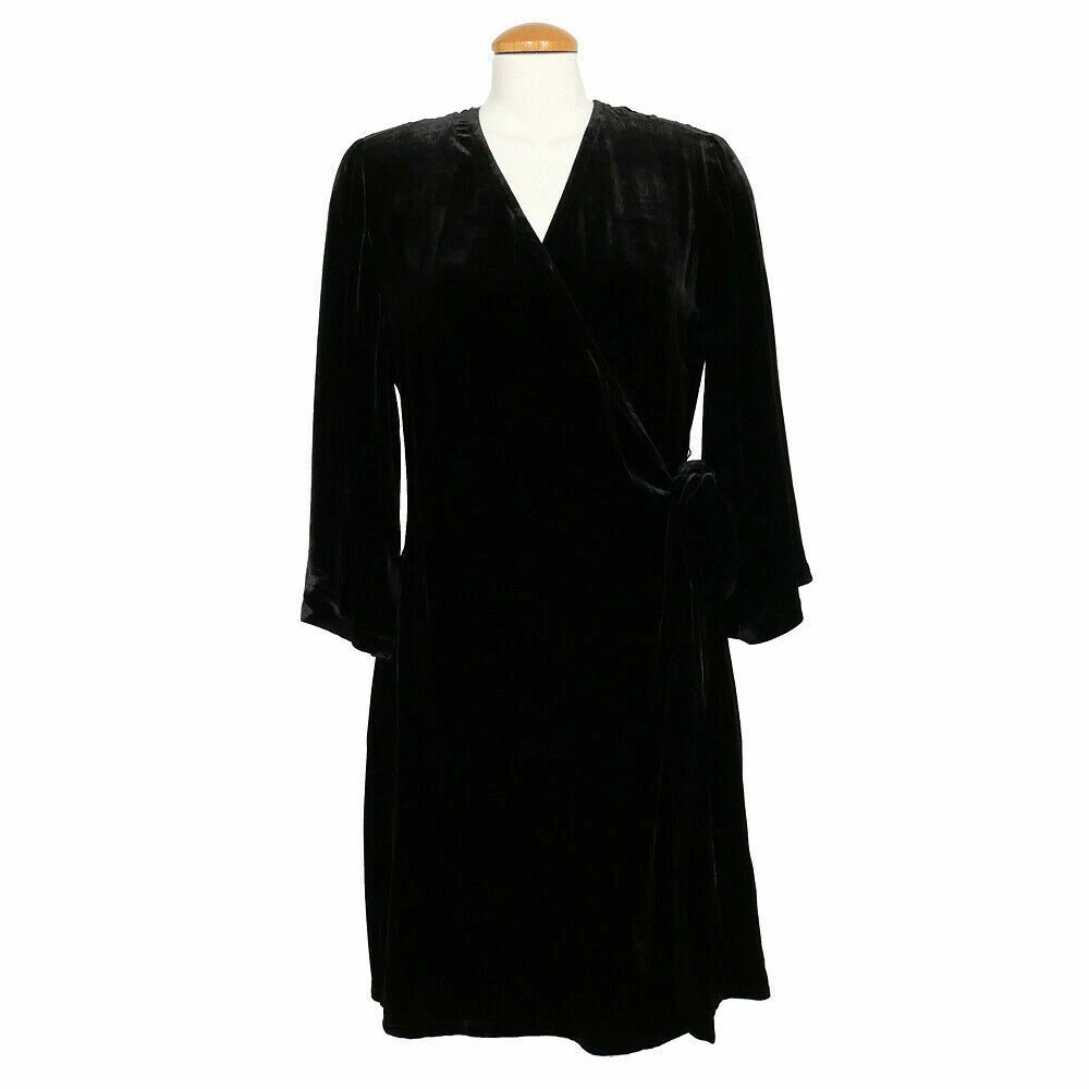 slim fit dress slacks Mrs. Claus Green Velvet Dress main image 0