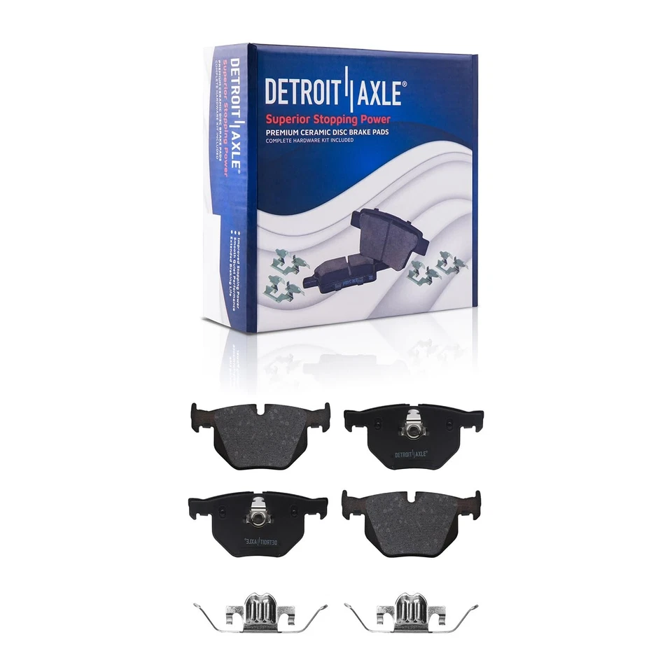 Front Rear Disc Rotor Pad for 2011 2012 2013 2014 2015 2016 2017 2018 BMW X5 X6 - Image 4 of 4