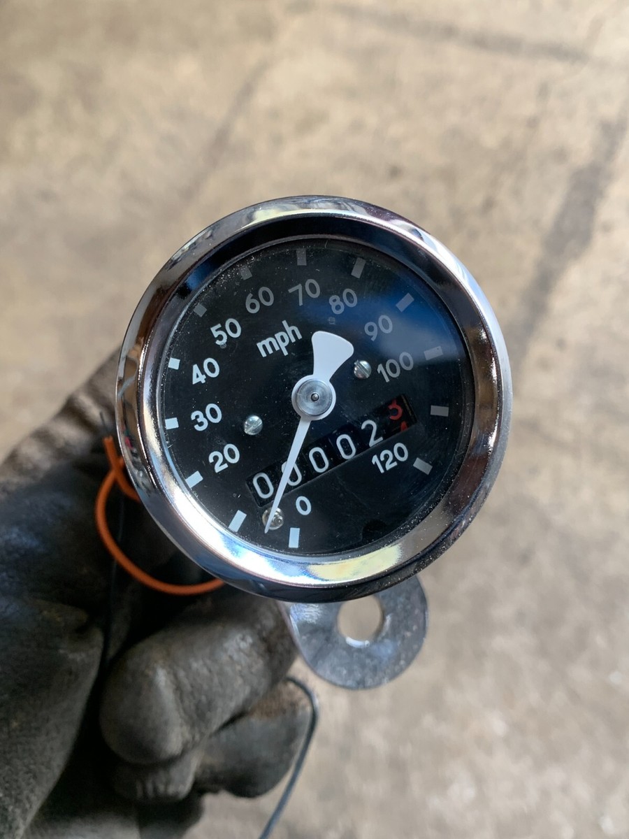 Harley Davidson Big Twin 120mph Mini Speedometer | eBay