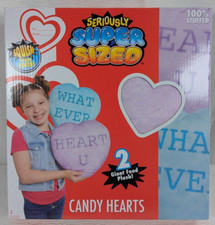 Seriously Super Sized - 2 Giant Candy Hearts - Valentines Day