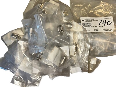 *QTY 47* RSA-3472 Straight Adaptor SMA Female to TNC Male Connector.     Q3