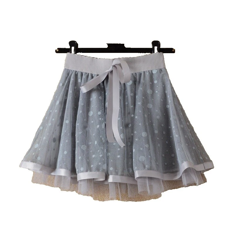 Faldas para mujer plisado bordado