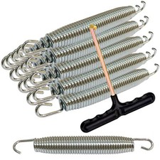 6.5/7 Inch Trampoline Springs16pcs Heavy Duty Stainless Steel Trampoline Spri...