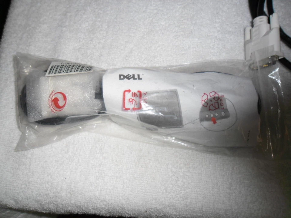 Dell 6ft 18Pin M-M DVI-D Cable 671500901P01 Black BRAND NEW - OEM GENUINE - Image 2 of 4