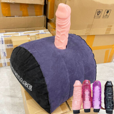 Inflatable Sex Pillow Mount Bounce For Thick Dildo Vibrator Sex Toys Women  Men