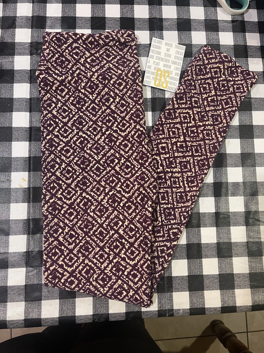 メキシコ様 NEW LuLaRoe OS Leggings One Size purple diamonds NWT | eBay