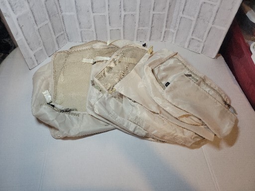 Bagail 7-Piece Beige Packing Cubes Set in Assorted Sizes New-image