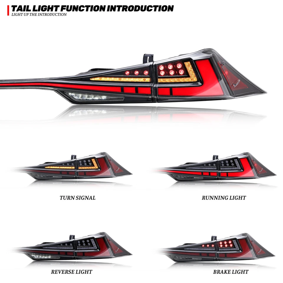 Conjunto de luces traseras LED para Lexus IS250 IS350 IS200t IS300 2014-2020 Foto 2 de 4