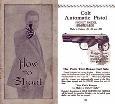 Colt c1914 Gun Catalog and Manual