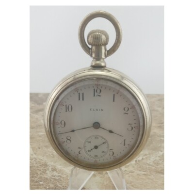 Dust & Moisture Tight Borgel  Elgin 17 J RailRoad G M Wheeler Pocket Watch 1895