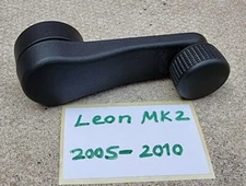 SEAT LEON MK2 DOOR INNER MANUAL WINDOW GLASS WINDER CRANK HANDLE 6Q0837581A 05  