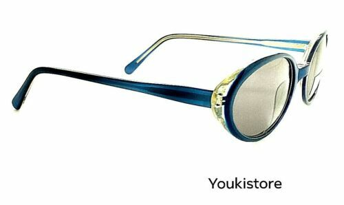 Swarovski SK 384 90W Blue Crystal Oval Plastic Sunglasses  display picture 2