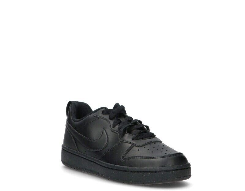 Big Kid's Nike Court Borough Low Recraft (GS) Black/Black-Black