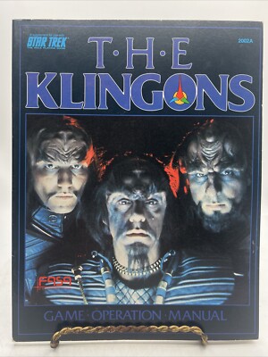 The Klingons Star Trek Game Operation Manual 2002A 1987 SC