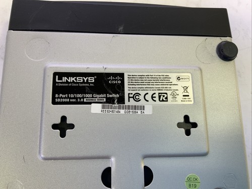 LINKSYS SD2008 8-PORT 10/100/1000 GIGABIT SWITCH - JJ J2B - Picture 7 of 7