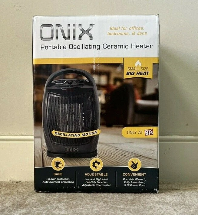 Onix Portable Oscillating Ceramic Heater | eBay
