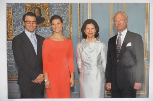 CP Roi Carl Gustav XVI Reine Silvia de Suède Princesse Victoria Daniel Westling - Photo 1/2