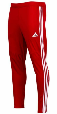 Adidas Tiro 19 Men's Pants DZ8768 Power Red / White Size S M or L