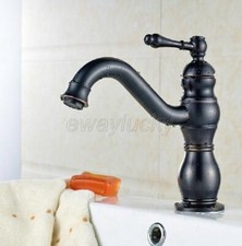 Bathroom Basin Faucet Swivel Spout Vanity Sink Mixer Tap Oil Rubbed Bronze