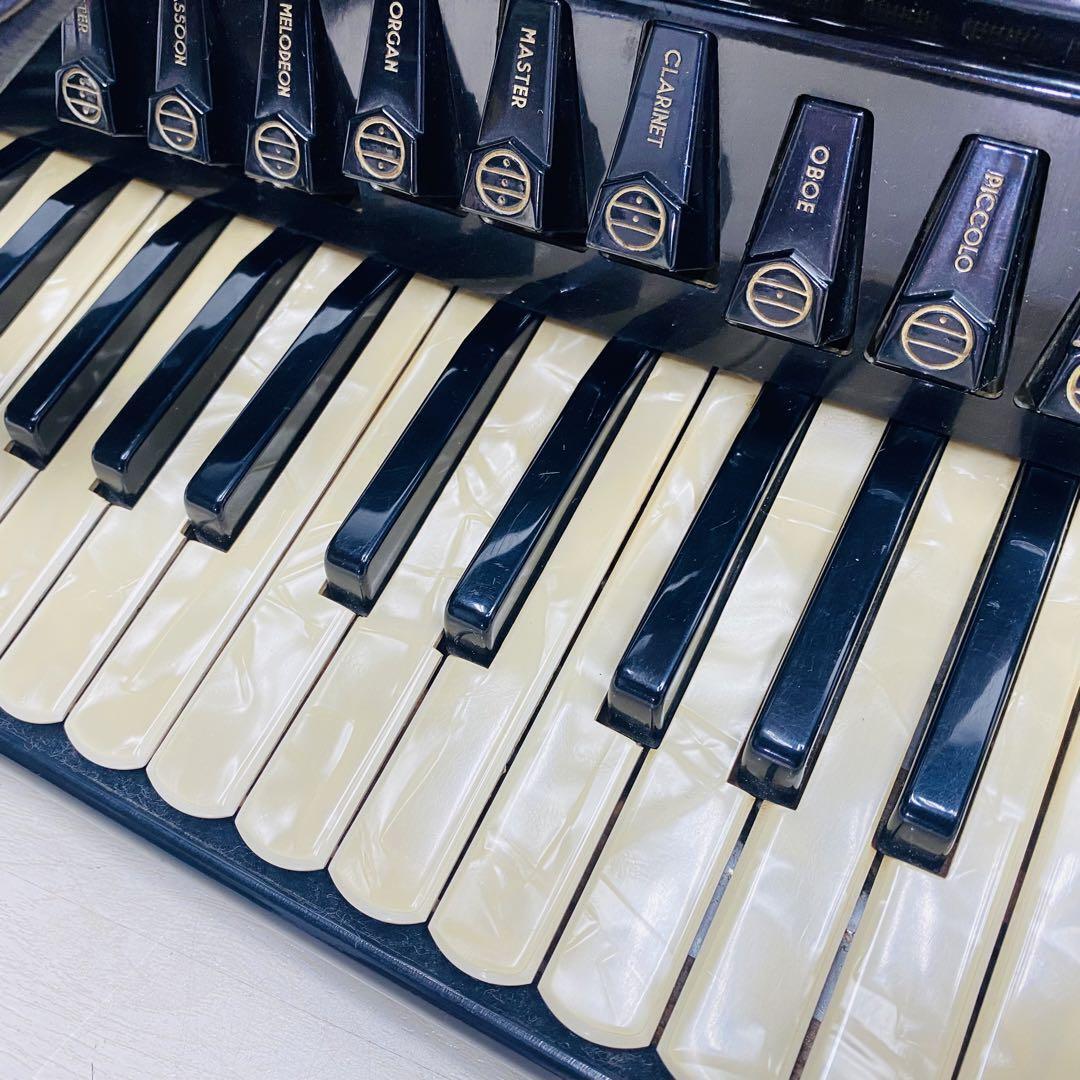 EXCELSIOR ACCORDION MODEL 310 VINTAGE MADE IN ITALY BLACK EXCELSIOR ACCORDION MODEL 310 VINTAGE MADE IN ITALY BLACK