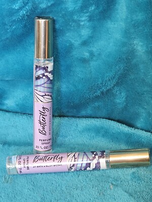 Bath & Body Works BUTTERFLY Travel Size Perfume Spray 2pk