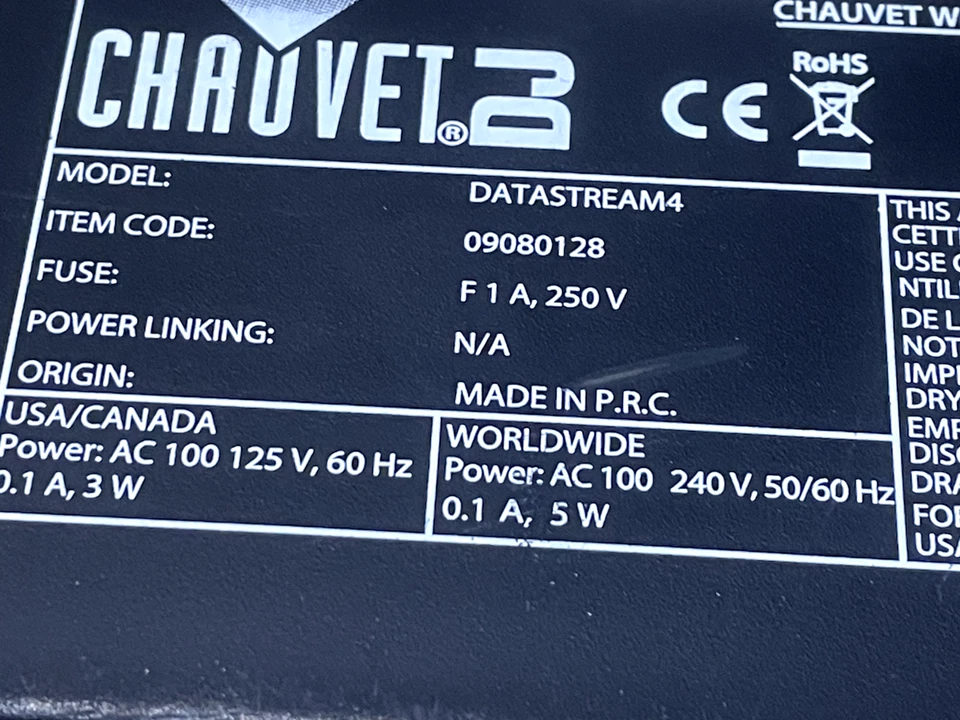 Chauvet DJ Data Stream 4 DMX Splitter - Image 4 of 4