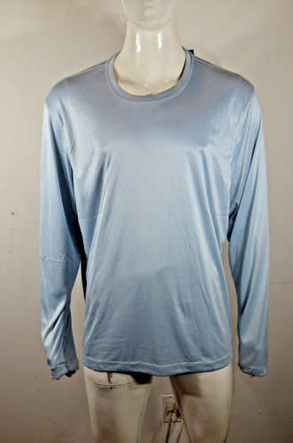 Tailor Vintage Men's T shirt 2XL Long Sleeve Quick Dry UV protection Blue NWT