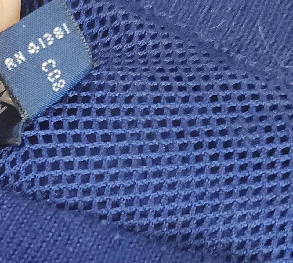 Vintage Ralph Lauren Polo Golf Sweater Windbreaker Men M Navy Blue Mesh 90s - Image 4 of 4