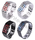 Samurai Watch LED Lava Stainless Steel Bracelet Men Women Choice