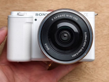 98 NEW-Sony ZV-E10 ZVE10 24.2MP Mirrorless Camera w/16-50mm Lens Tested English